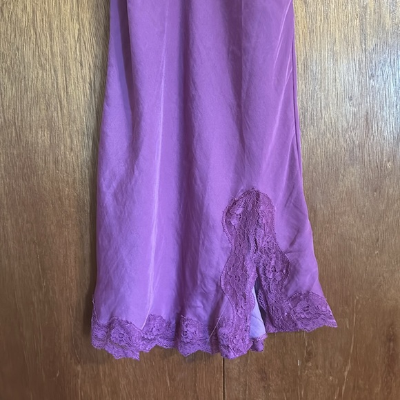 Urban Outfitters Out From Under Juliette Satin
Lace Trim Mini Dress - Picture 3 of 10